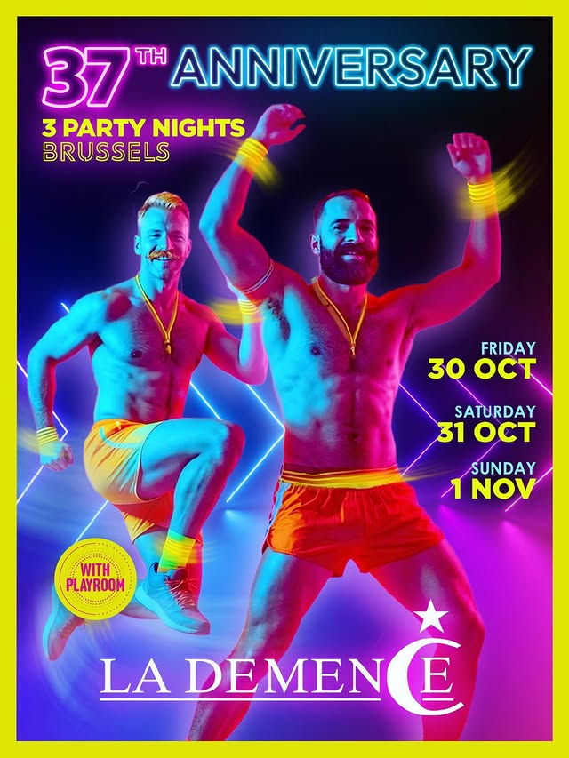 Poster for La Demence 37th Anniversary Party