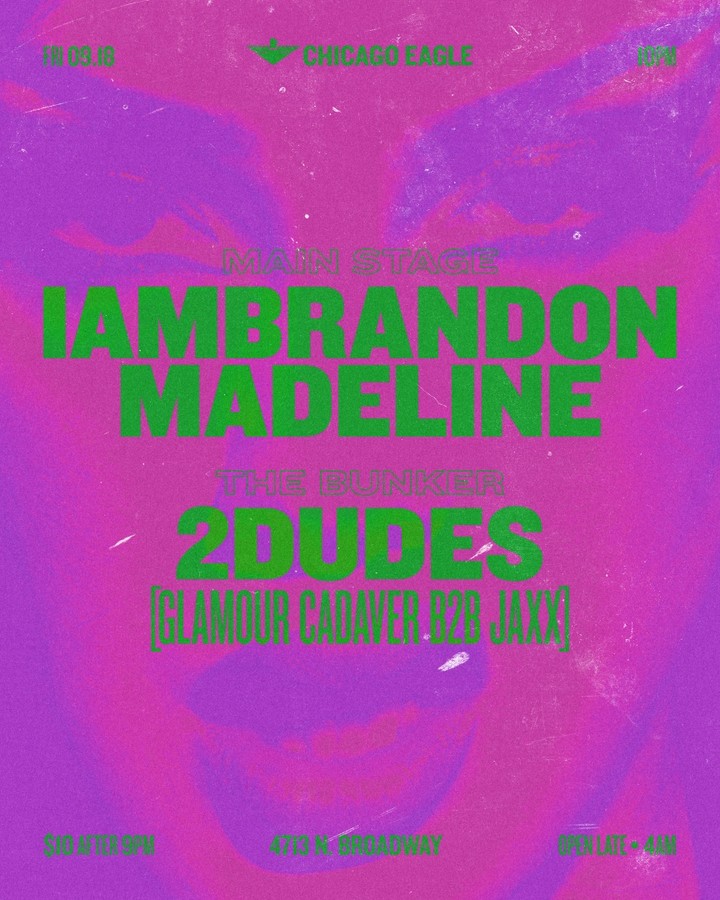 Poster for Friday at the Chicago Eagle