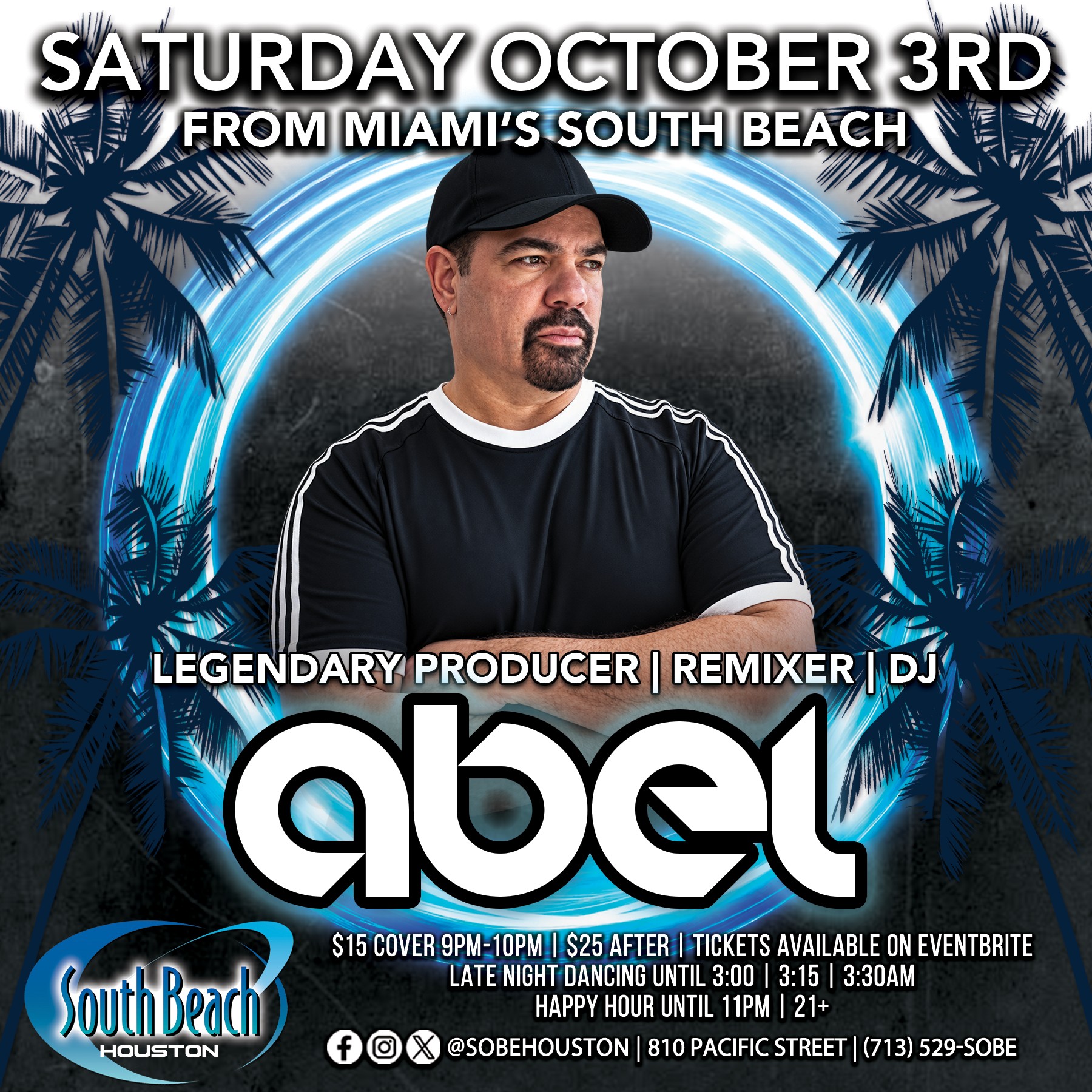 Poster for Abel Aguilera - SoBe Houston