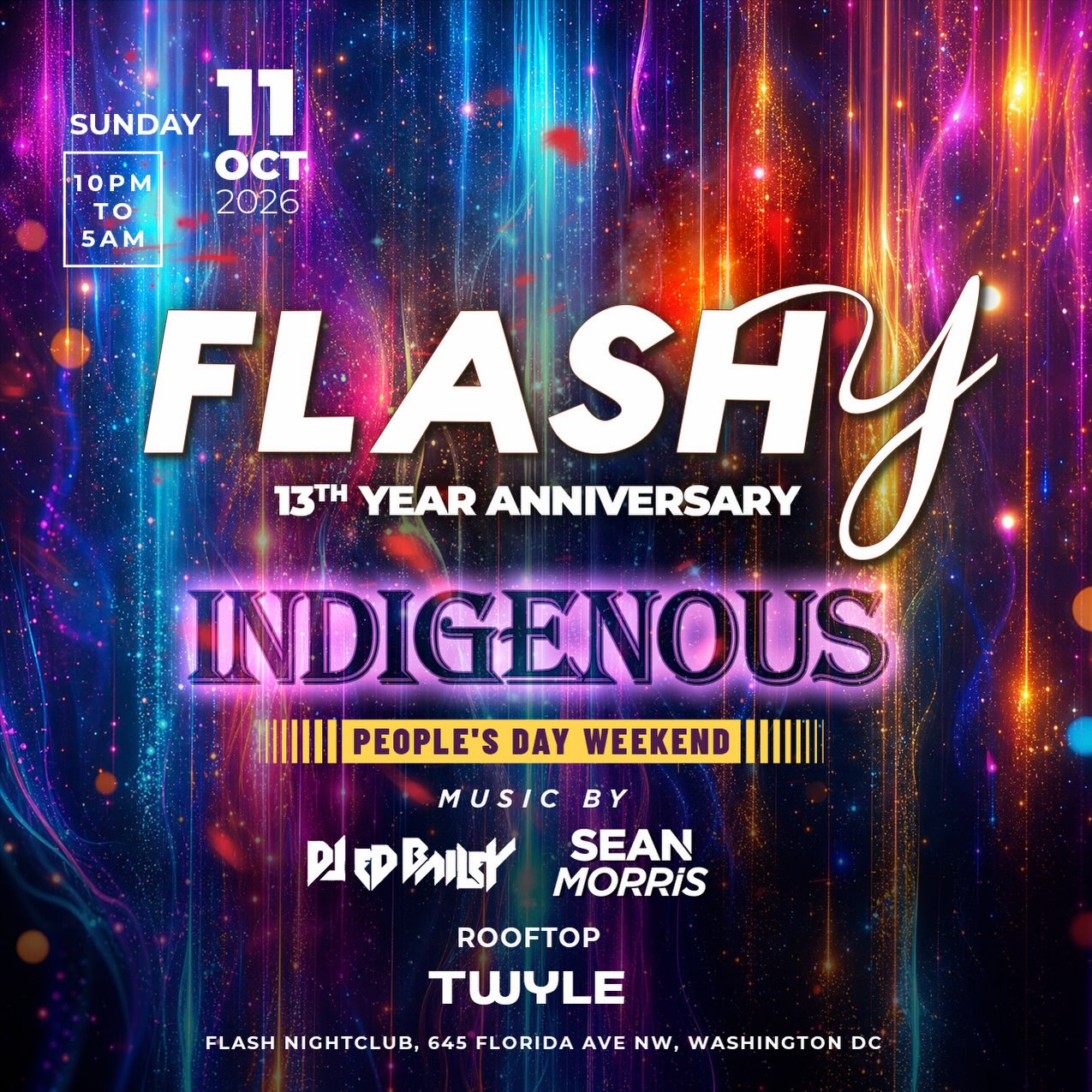 Poster for Flashy: 13th Year Anniversary