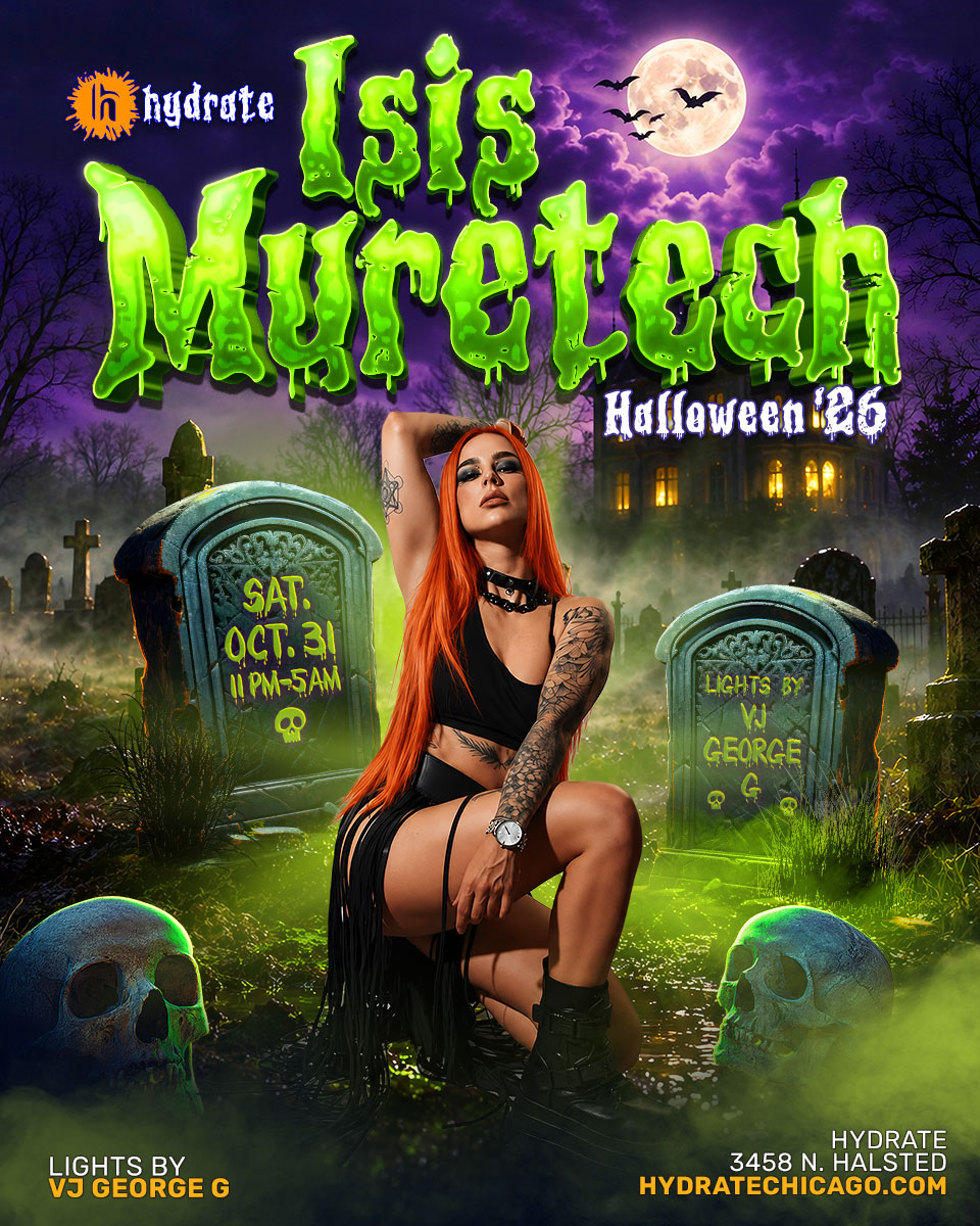 Poster for Isis Muretech - Hydrate Nightclub