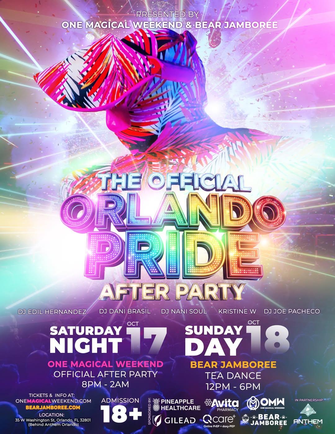Poster for The Official Orlando Pride After Party