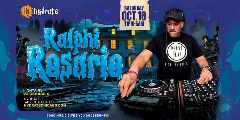 Poster for Ralphi Rosario - Hydrate Nightclub