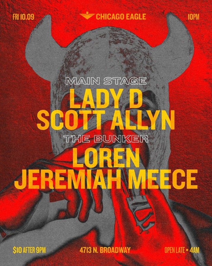 Poster for Friday at the Chicago Eagle