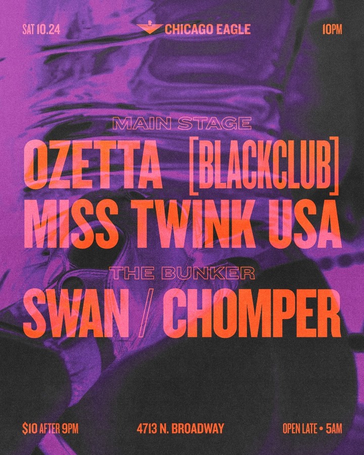 Poster for Saturday Night at the Chicago Eagle