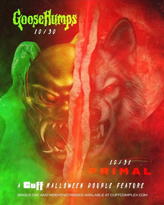 Poster for Cuff Complex Halloween Double Feature