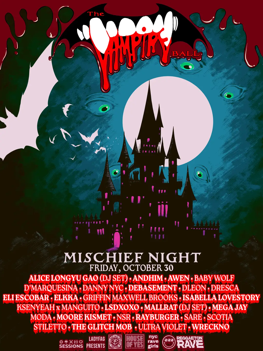 Poster for The Vampire Ball