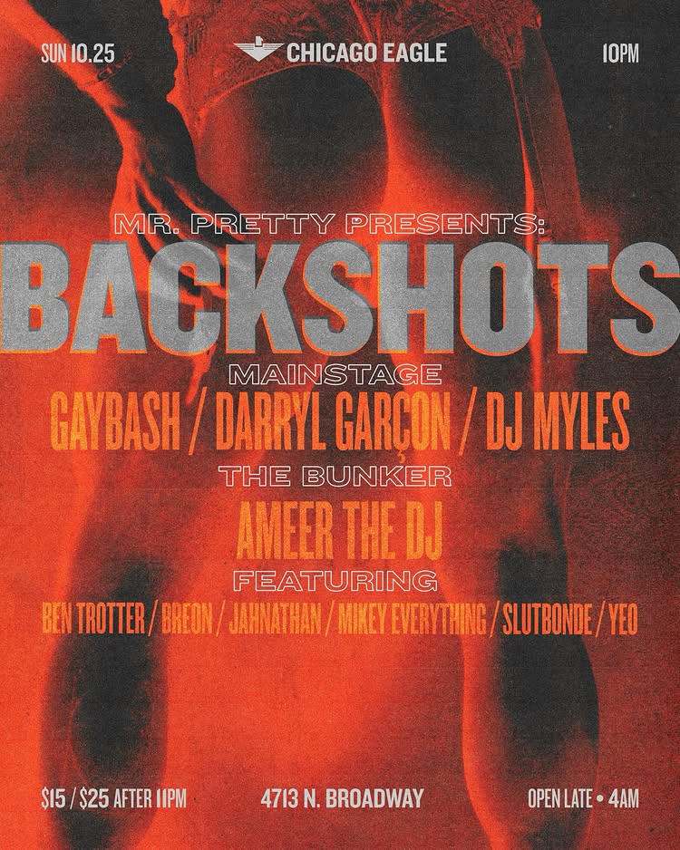 Poster for Backshots - Chicago Eagle