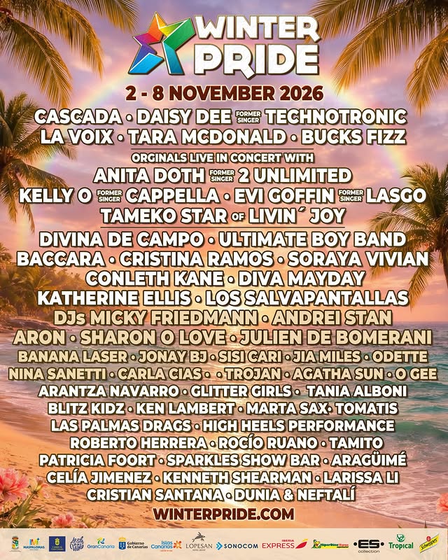 Poster for Winter Pride Maspalomas 2026