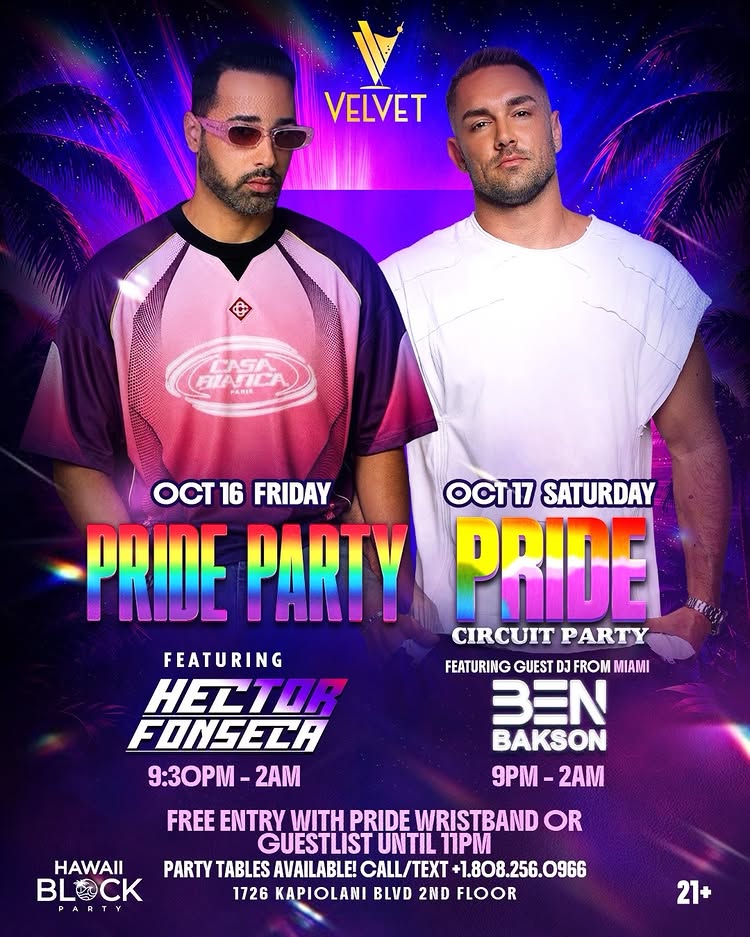 Poster for Velvet Pride Party