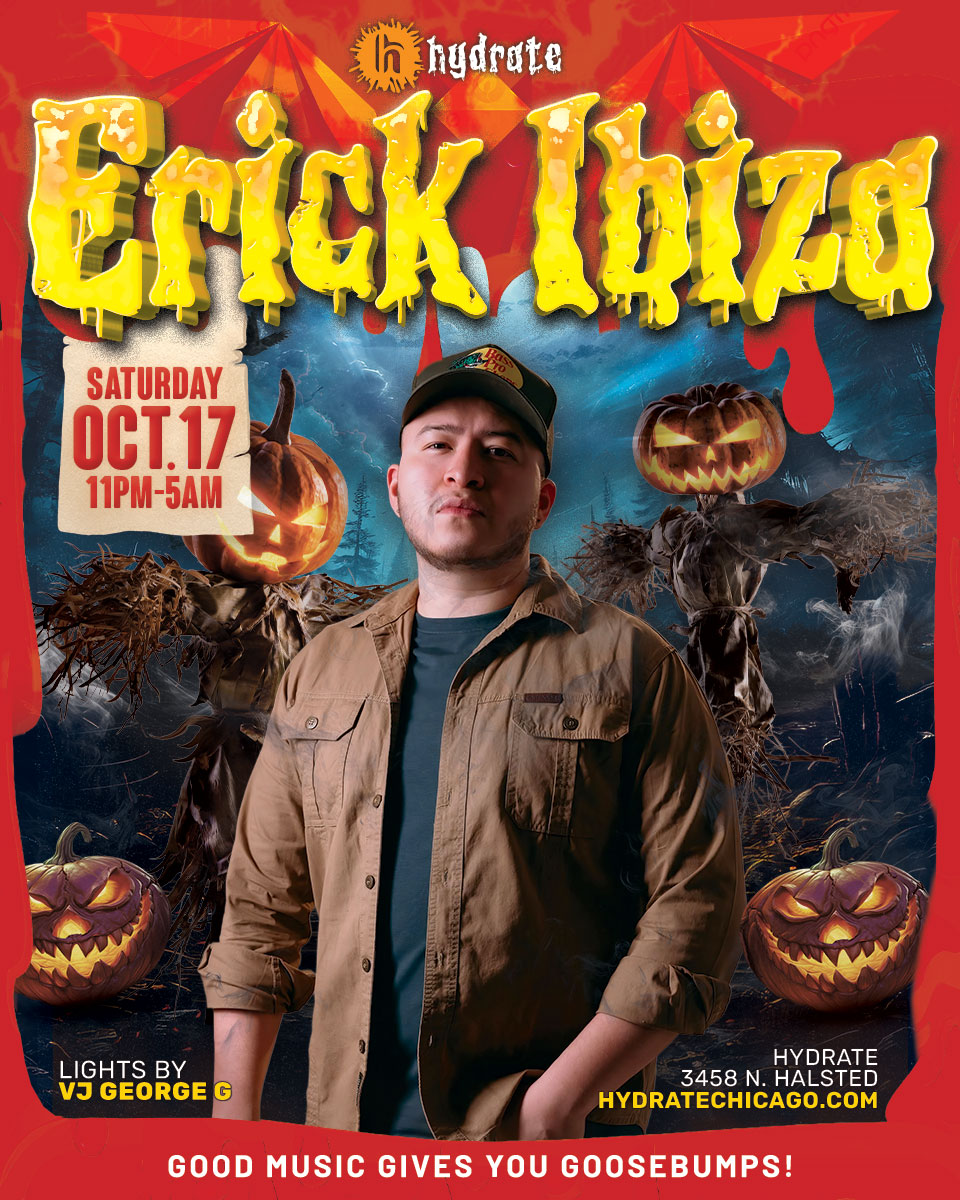 Poster for Erick Ibiza - Hydrate Nightclub