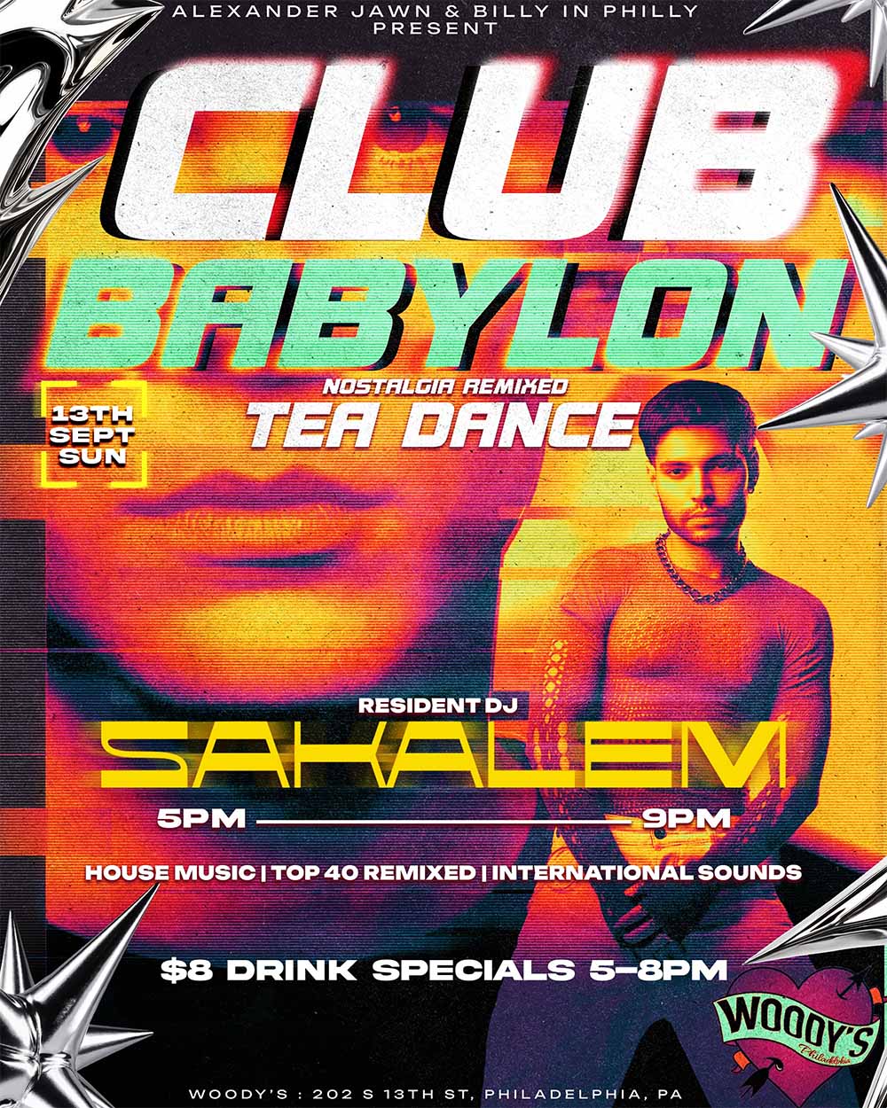 Poster for Club Babylon Tea Dance