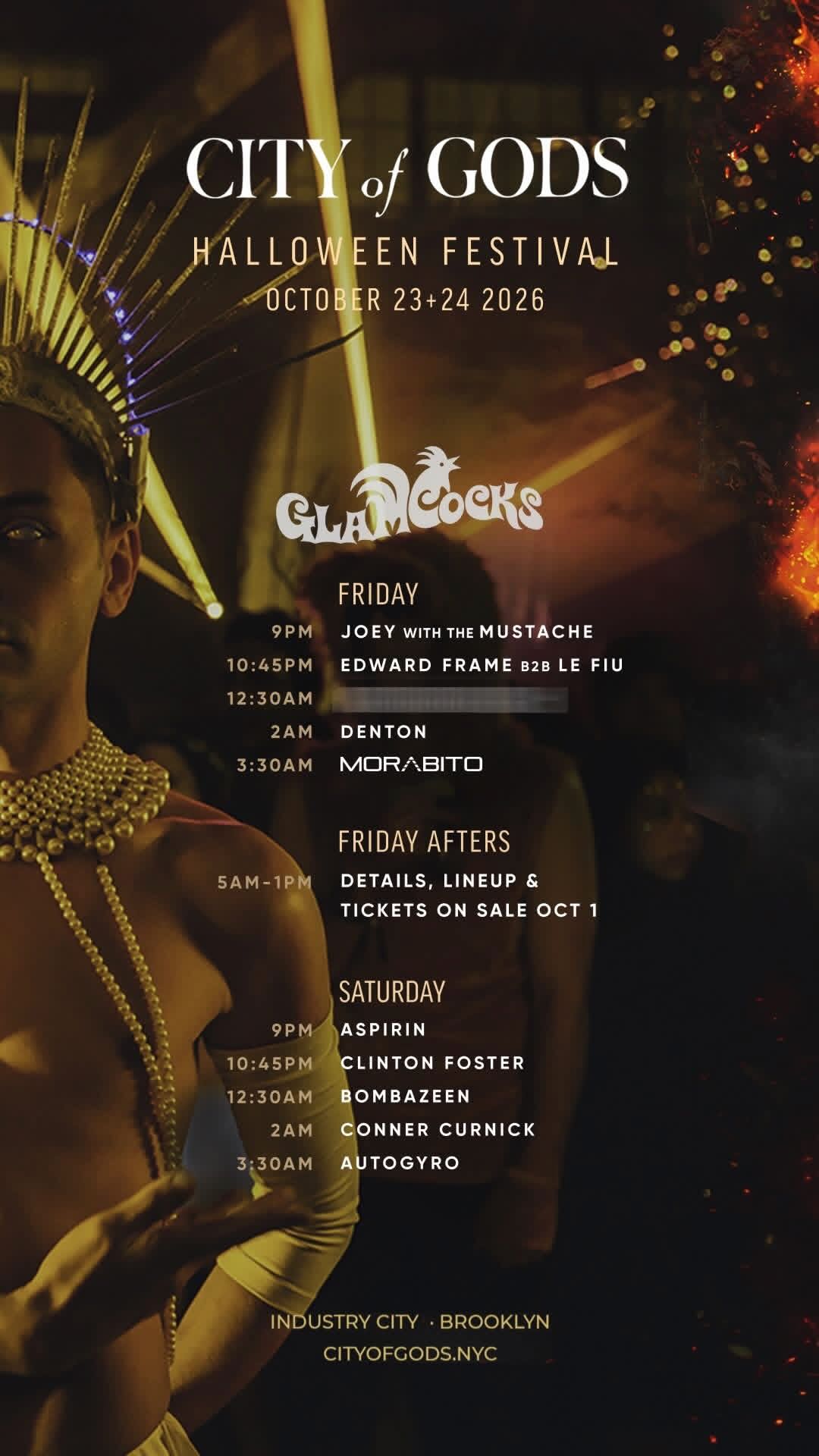 Poster for City of Gods Festival