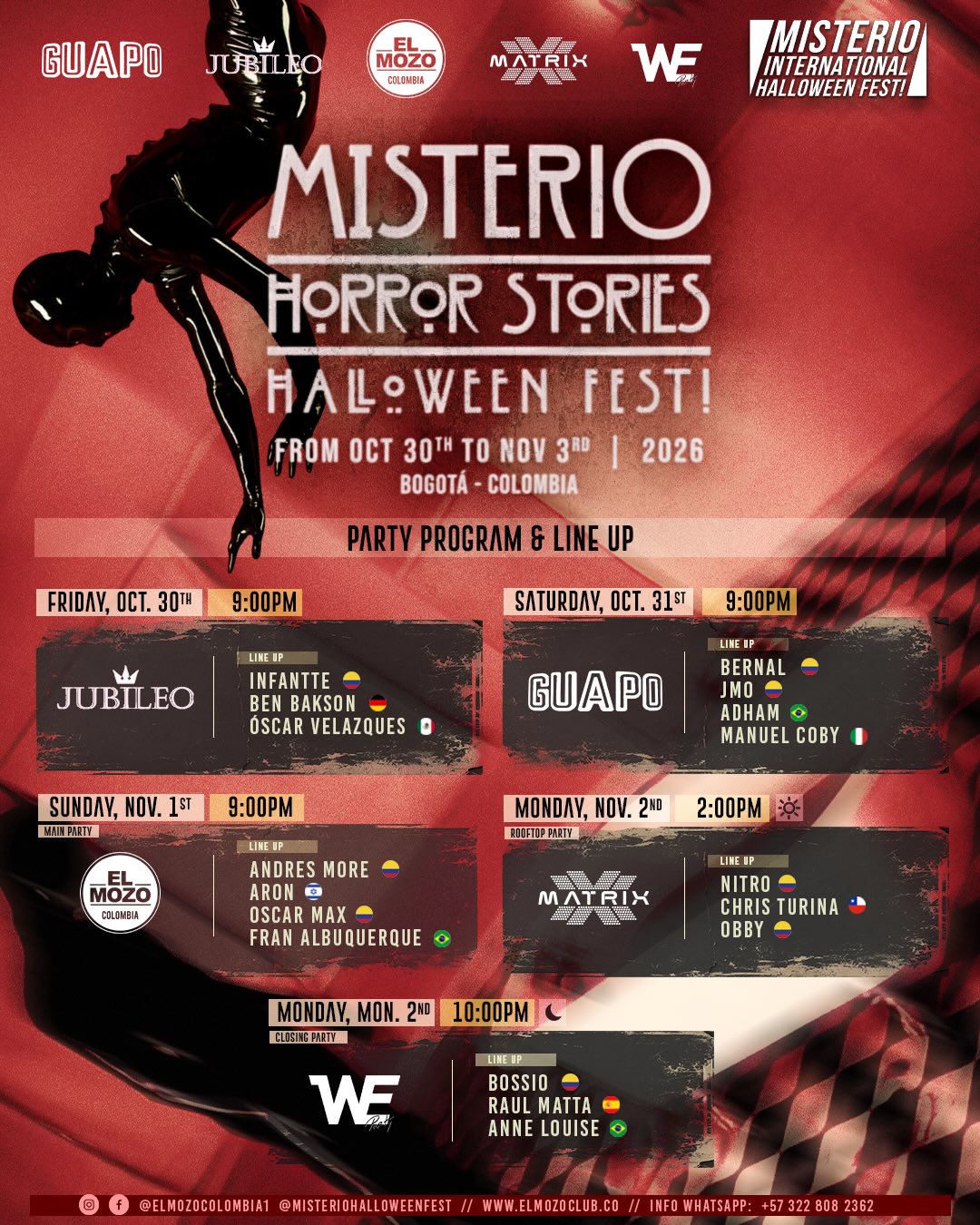 Poster for Misterio Halloween Fest 2026