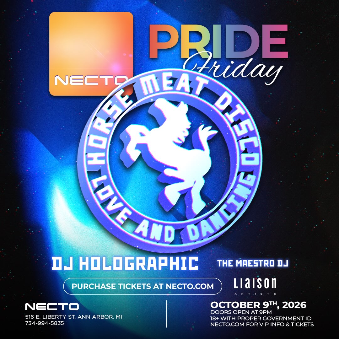 Poster for Necto Pride Presents: Horse Meat Disco