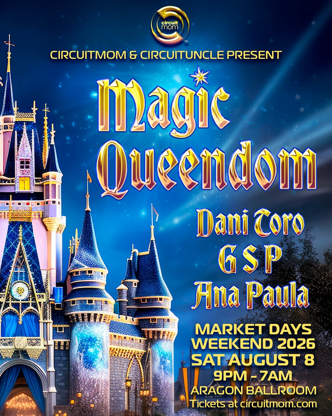 Poster for CircuitMOM Magic Queendom