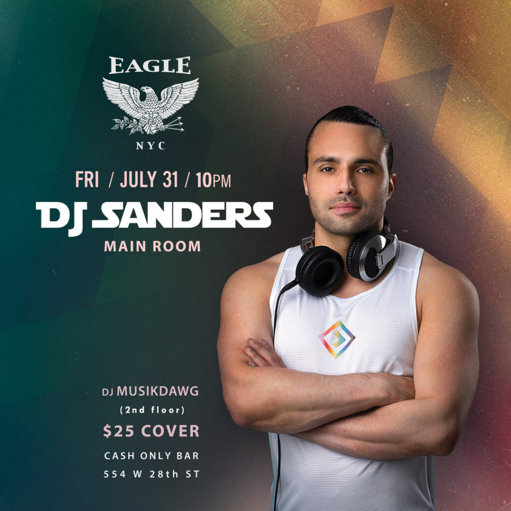 Poster for DJ Sanders - The Eagle