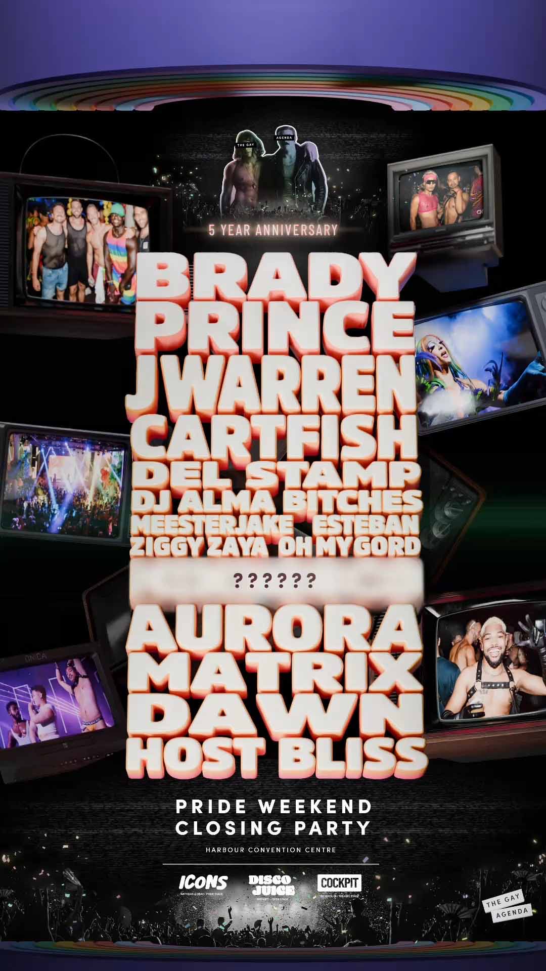 Poster for Vancouver Pride Closing Party
