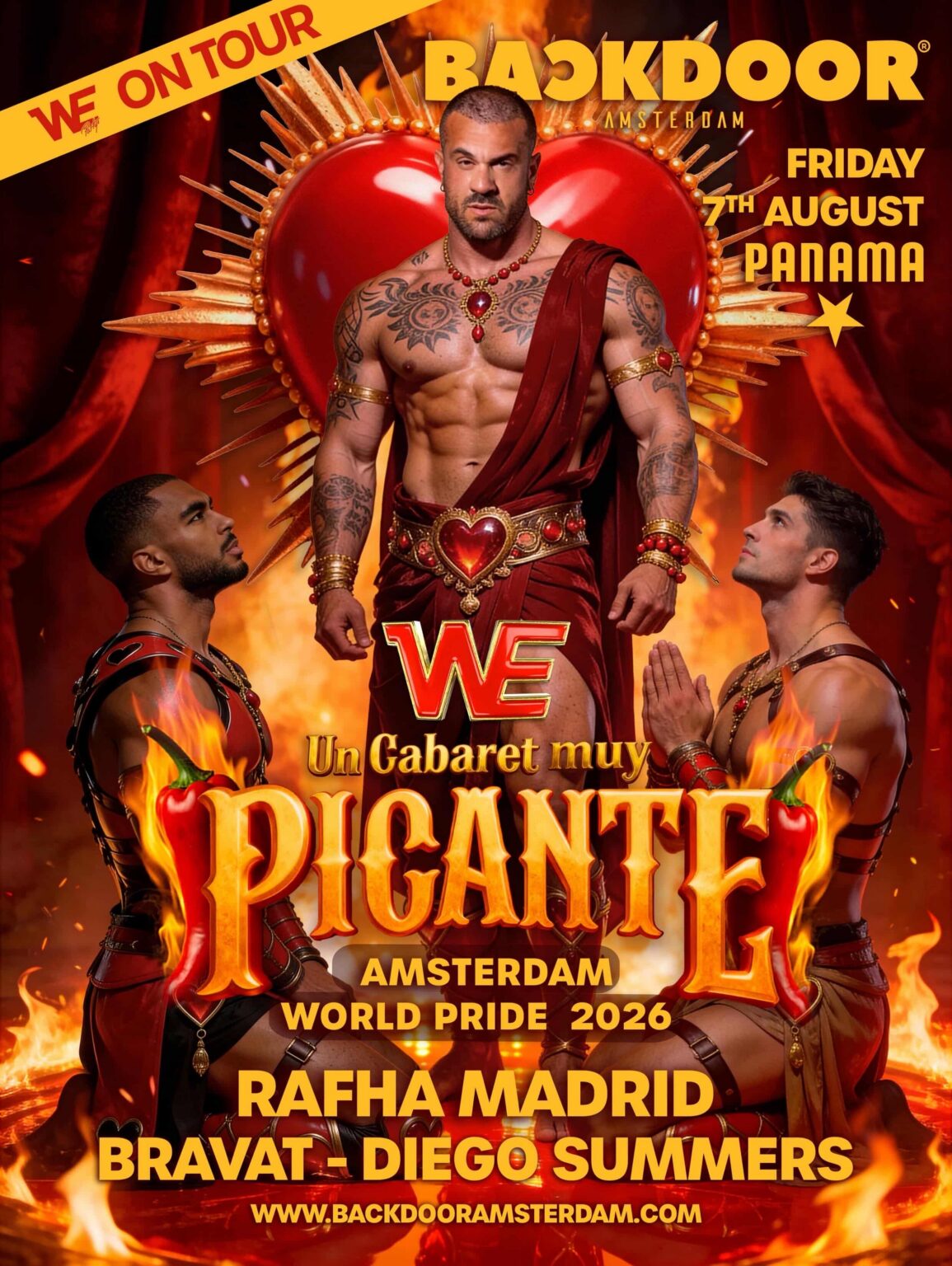 Poster for Backdoor x WE Party: World Pride