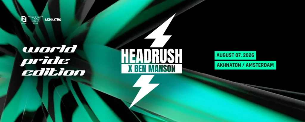 Poster for Headrush x Ben Mason: World Pride Edition