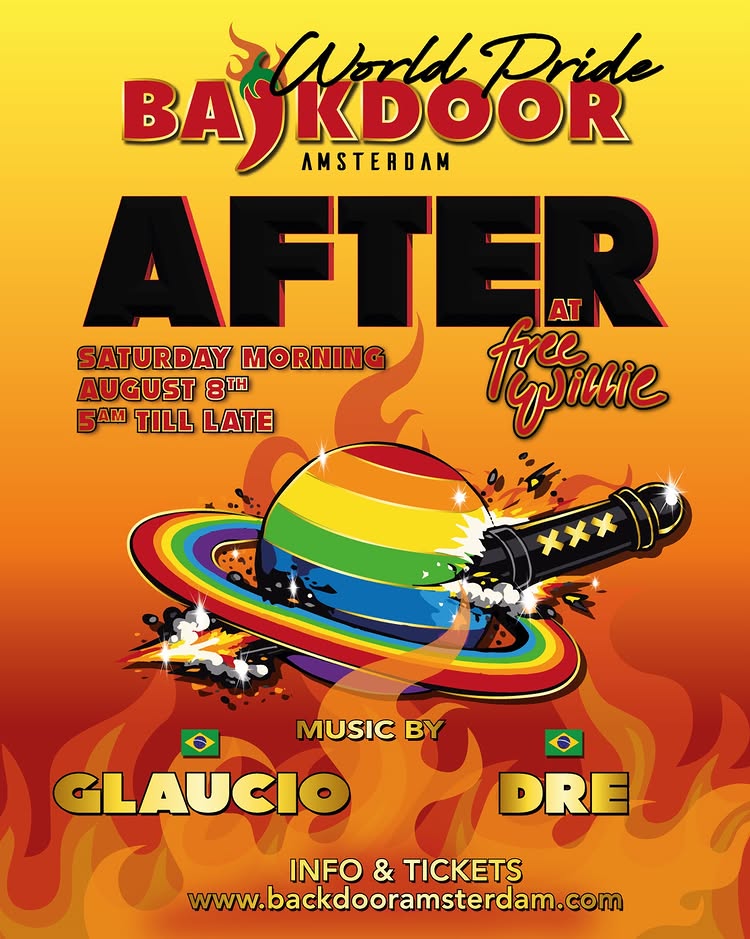Poster for Backdoor World Pride Afters