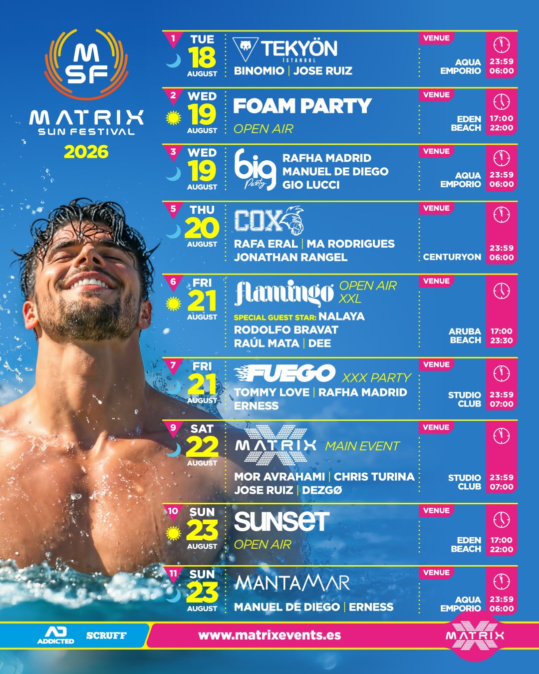 Poster for Matrix Sun Festival 2026