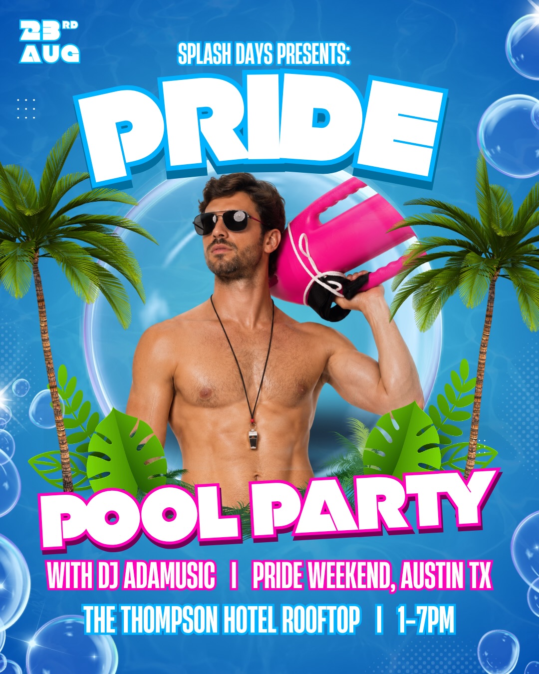 Poster for Pride Pool Party