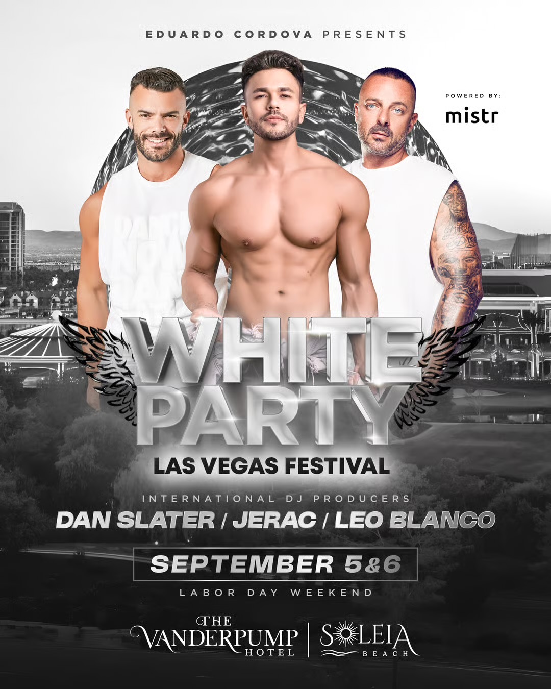 Poster for White Party Las Vegas Festival