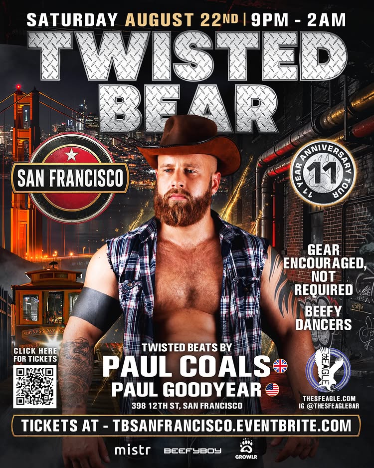 Poster for Twisted Bear San Francisco Debut