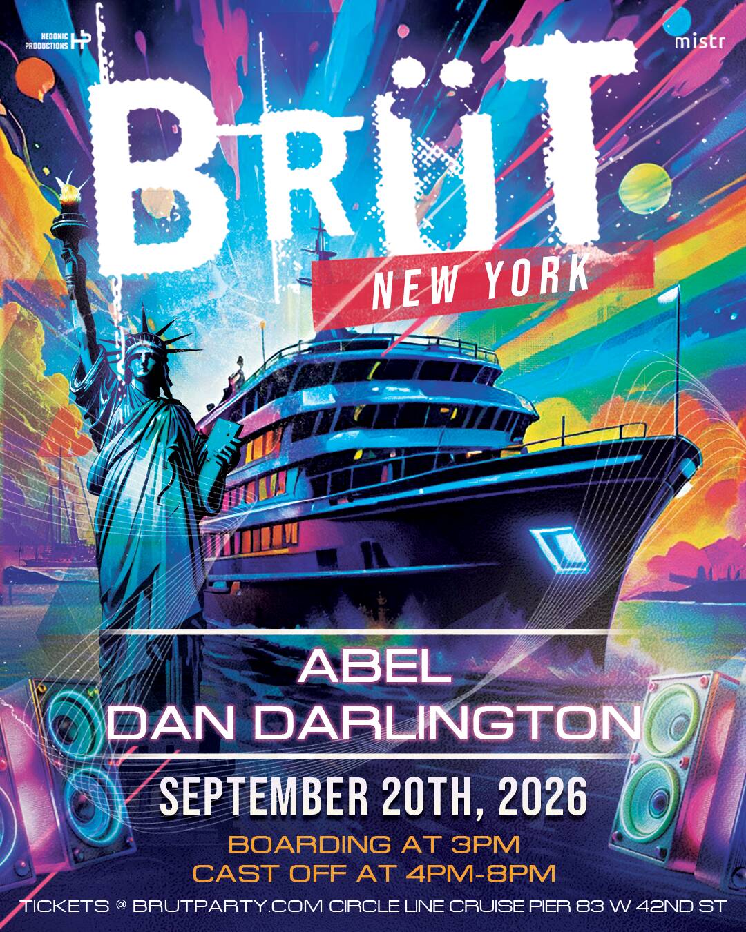 Poster for Brut NYC Cruise