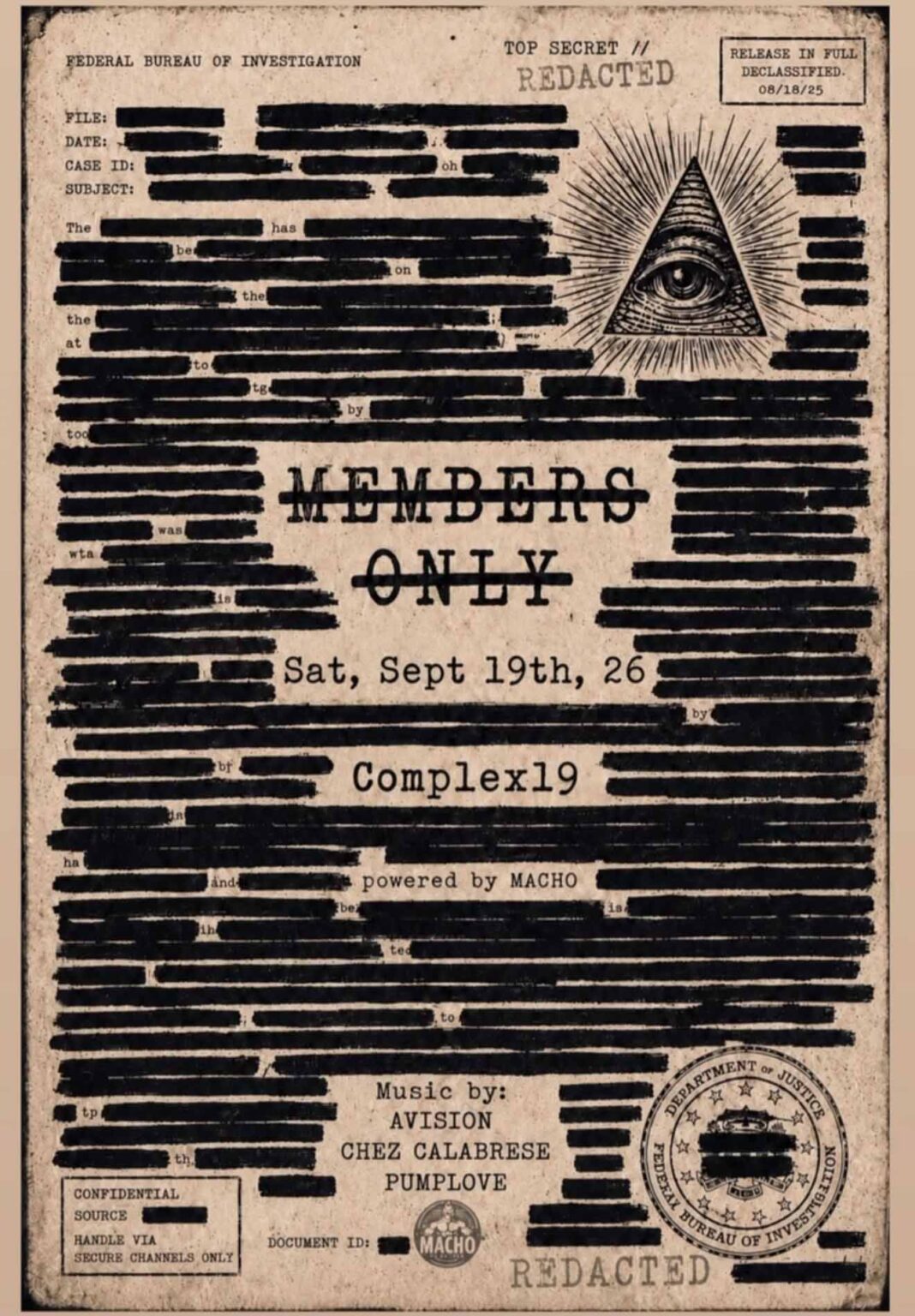 Poster for Members Only