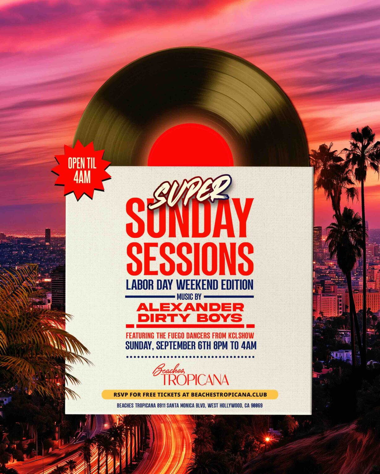 Poster for Super Sunday Sessions