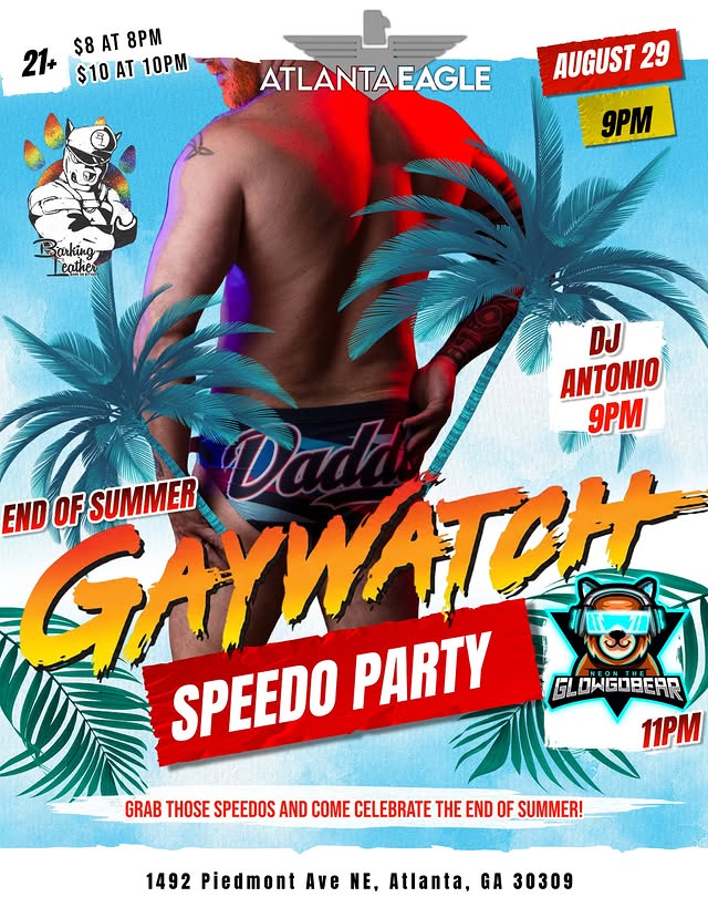Poster for End of Summer: Gaywatch Speedo Party
