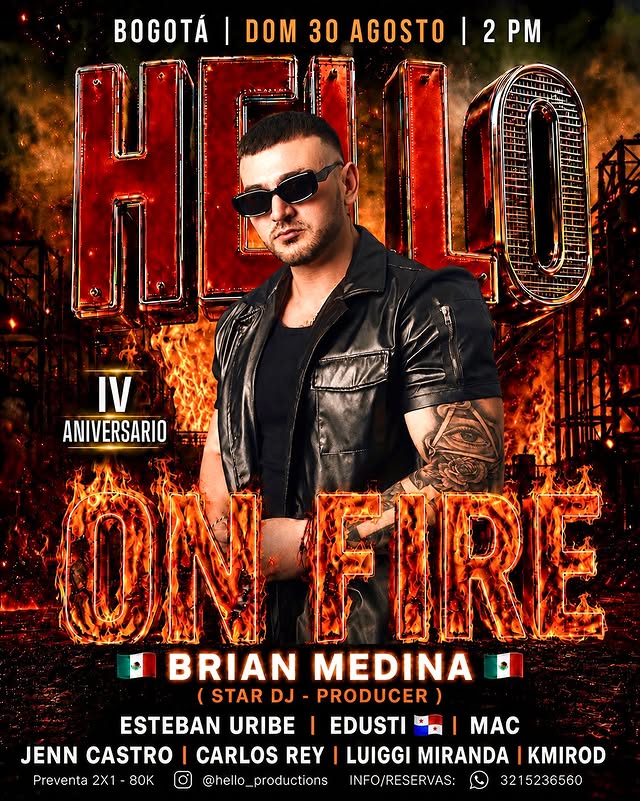 Poster for Hello: On Fire