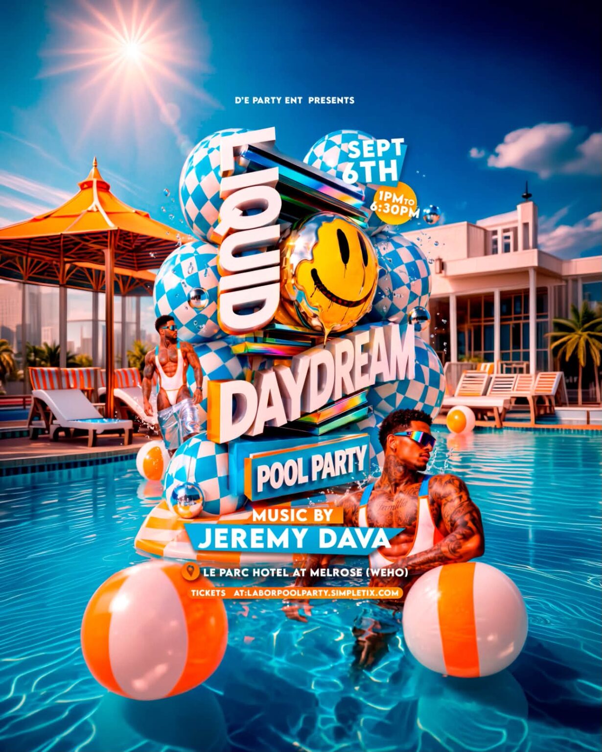 Poster for Liquid Daydream Pool Party