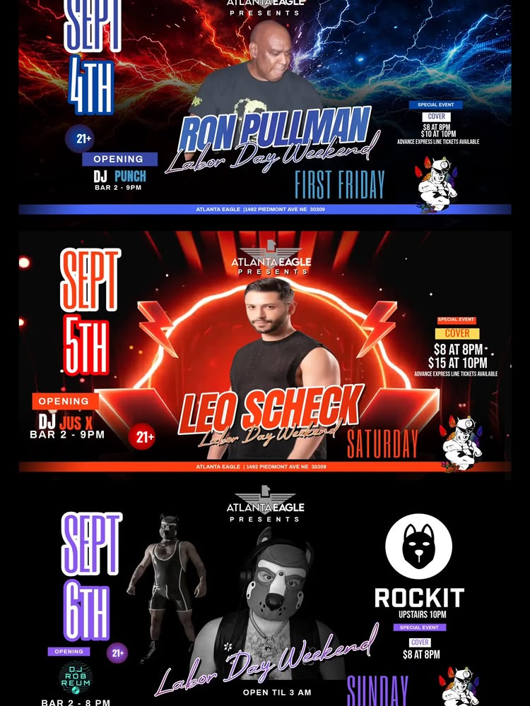 Poster for Labor Day Weekend - Atlanta Eagle