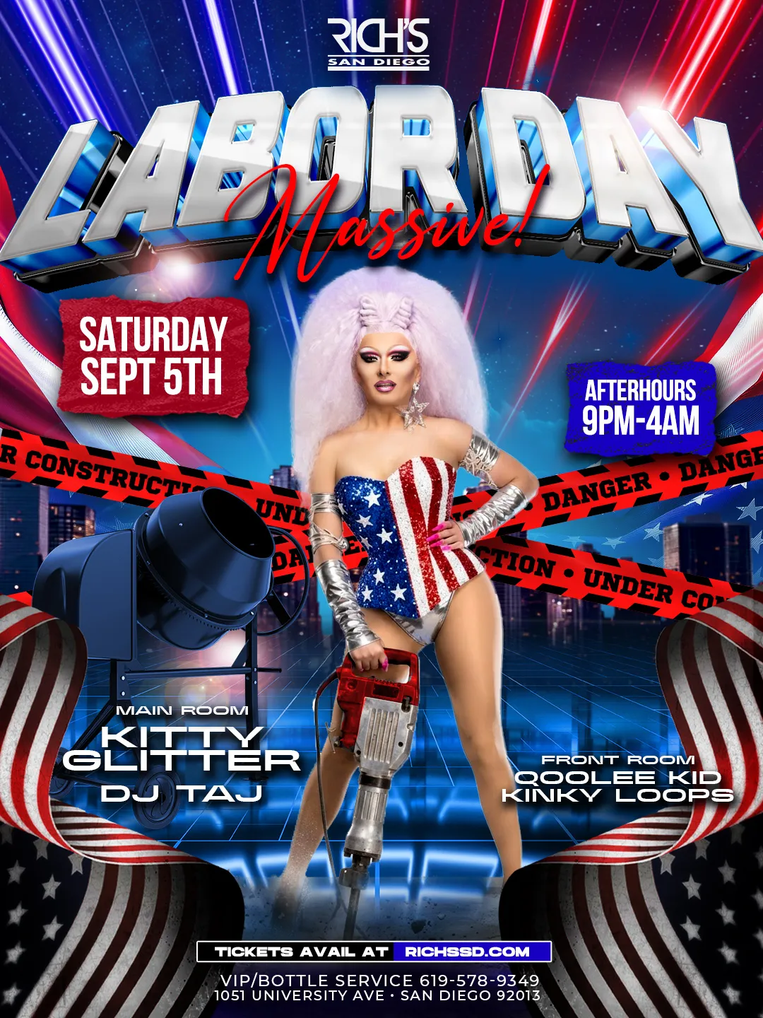 Poster for Labor Day Massive