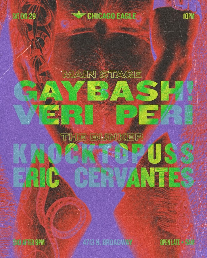 Poster for Saturday Night at Chicago Eagle