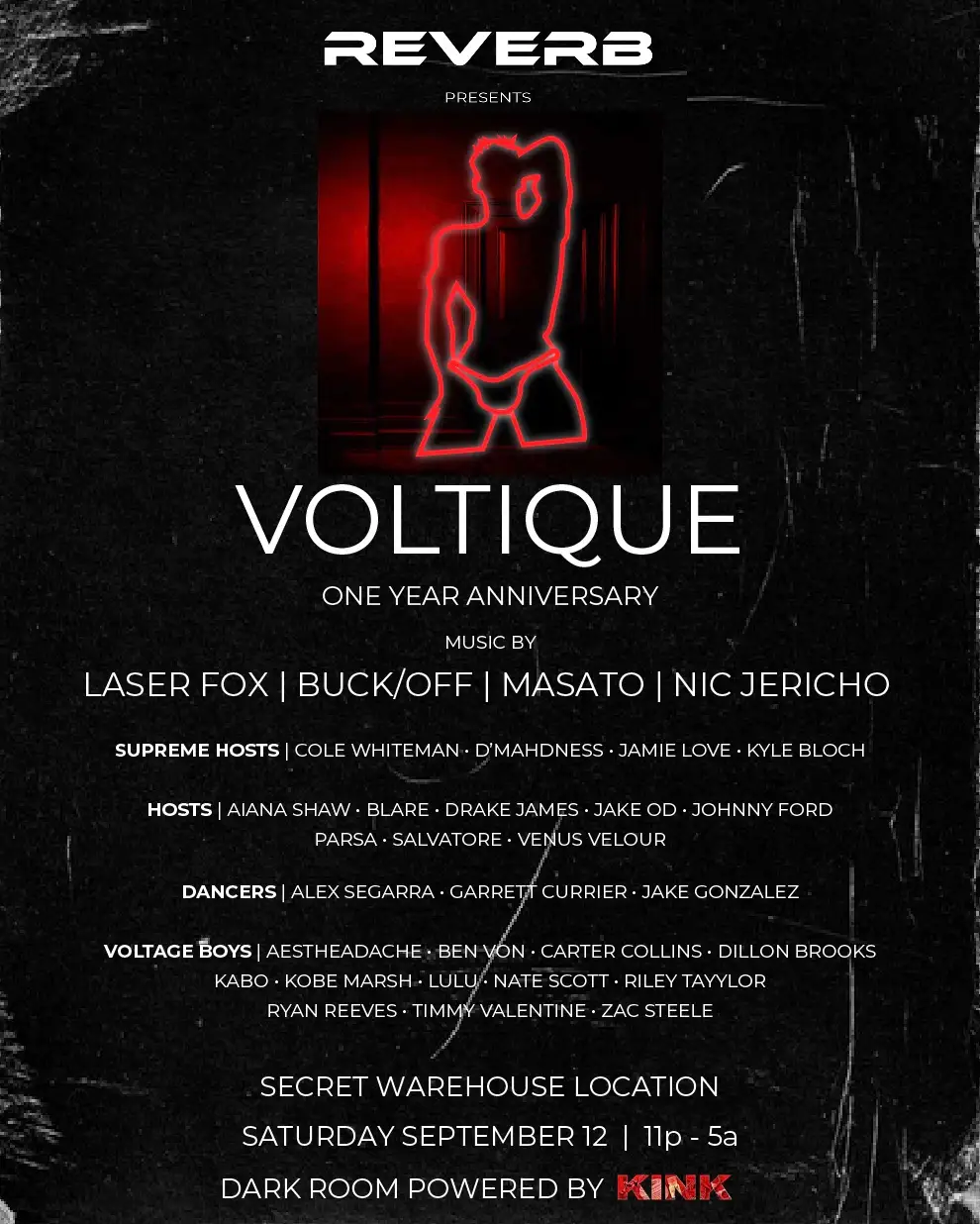 Poster for Voltique: One Year Anniversary