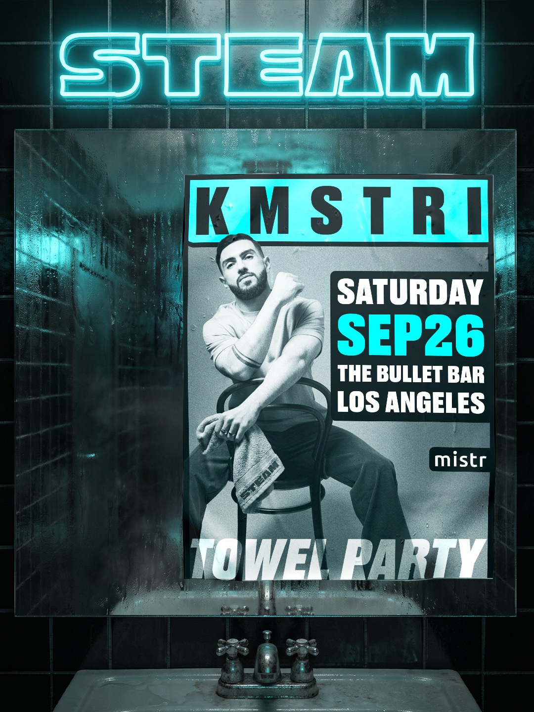 Poster for STEAM Towel Party