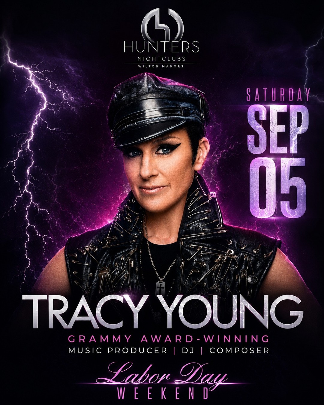 Poster for Tracy Young - Hunter's Nightclub