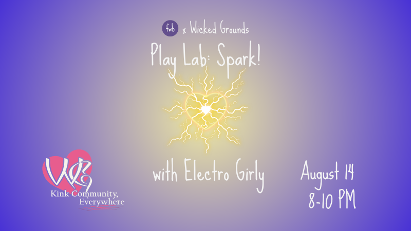 Poster for LA: Wicked Grounds Play Lab: Spark! with Electro Girly